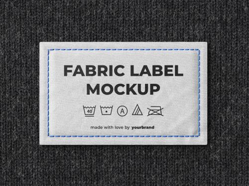 Fabric Label Mockup
