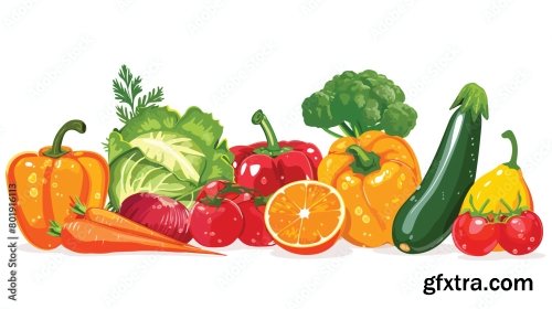Fresh Vegetables 6xAI