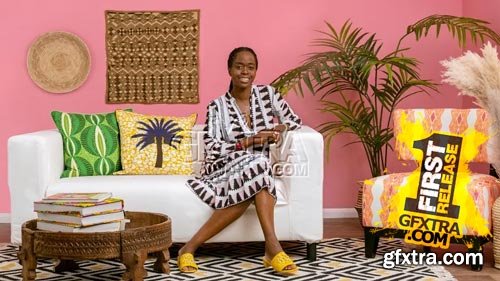 Domestika - African-Inspired Interior Design: Explore Color and Pattern