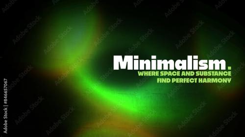 Animated Title in Abstract Style