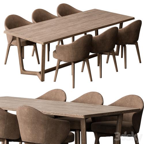 Dinning Table Wooden - Set 30