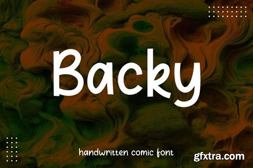 Backy - Clean Comic Font CJH9CD4