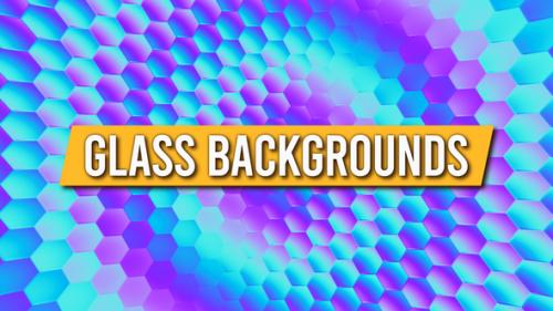 Videohive - Glass Backgrounds | MOGRT - 51849391