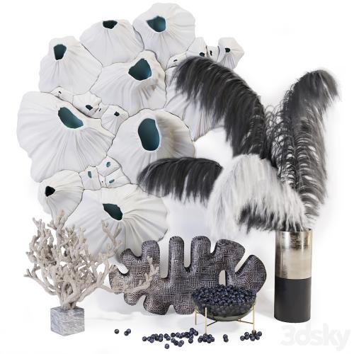 Decorative set - feather