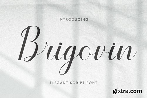 Brigovin - Luxury Script 3YSA5ZQ