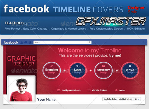 GraphicRiver - Facebook Covers Pro Style