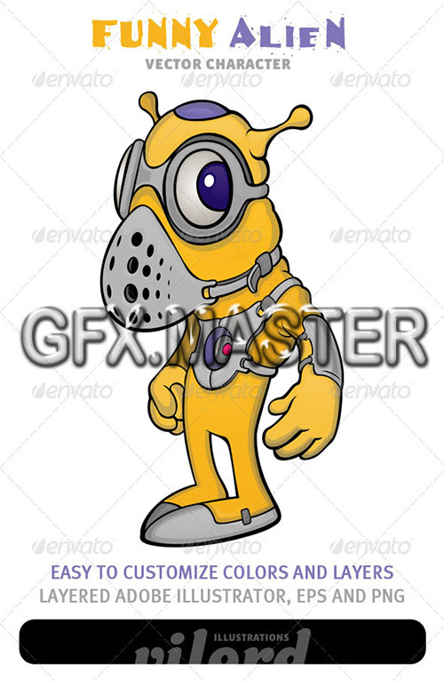 GraphicRiver - Alien Mascot