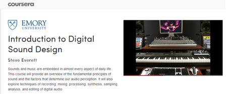 Emory University: Coursera - Introduction to Digital Sound Design