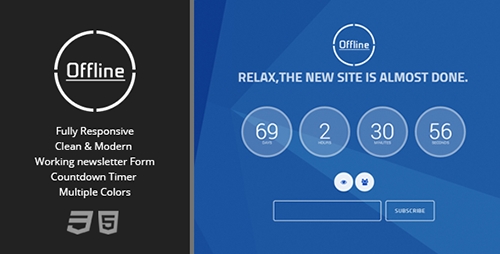 ThemeForest - Offline - Animated Under Construction Page - RIP
