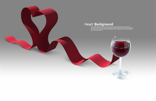 PSD Source - Heart and Wine
