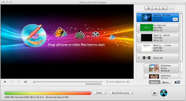 Aimersoft DVD Creator 3.8.0 MacOSX