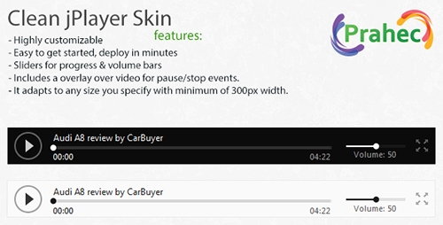 CodeCanyon - Clean jPlayer Skin v1.0.1