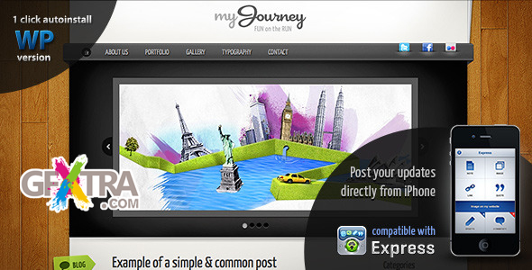 ThemeForest - My Journey WP - Personal Blog