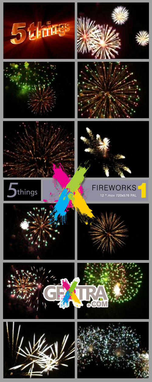 5Things - Fireworks Vol.1 12xMOV