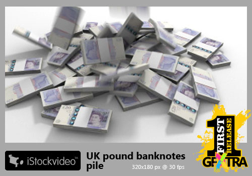 iStockVideo - UK Pound Banknotes Pile for WEB