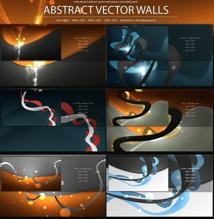 Abstract Vector wallpapers