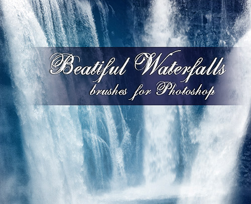 Beautiful Waterfall Brushes for Photoshop