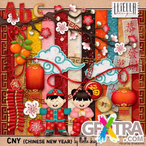 Scraps - Chinese New Year & Zodiac Bundle PNG & JPG