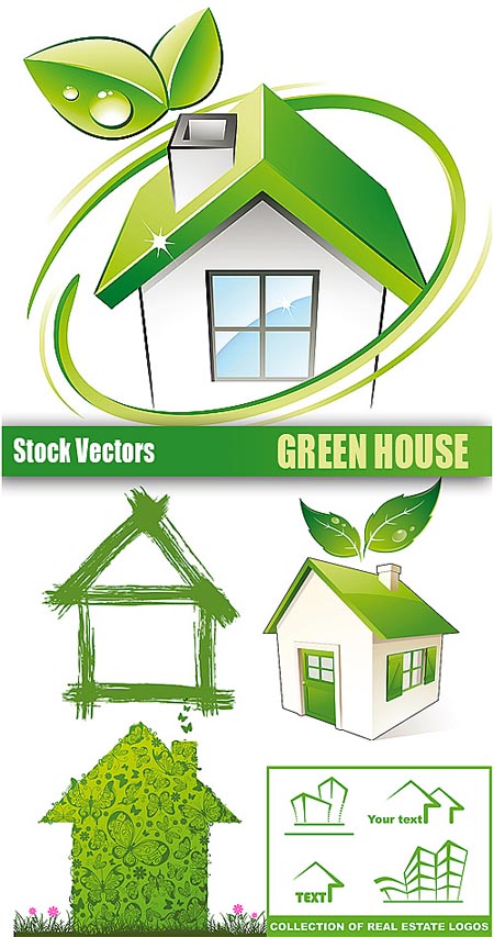 Stock Vectors - Green House