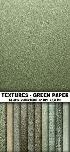 Textures - green paper