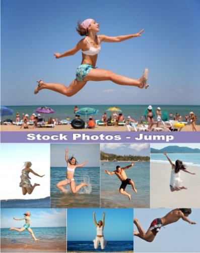 Stock Photos - Jumps on the beach