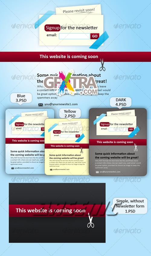 Website Coming Soon Place Holder - GraphicRiver - REUPLOADED!