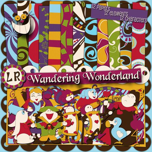 Scrap-kit - Alice in Wonderland