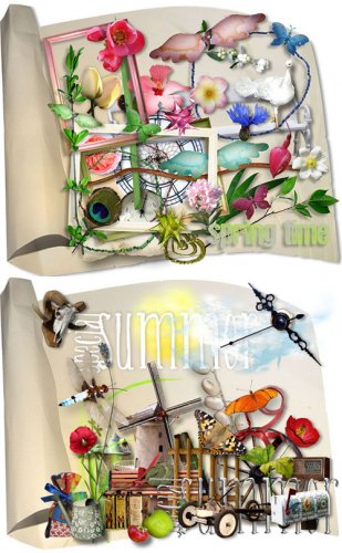Scrap-kit - Spring and Summer