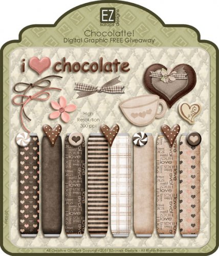 Scrap-kit - Chocolate