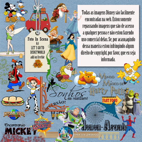Clipart - World of Disney characters
