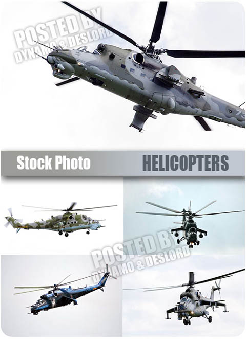 UHQ Stock Photo - Helicopters