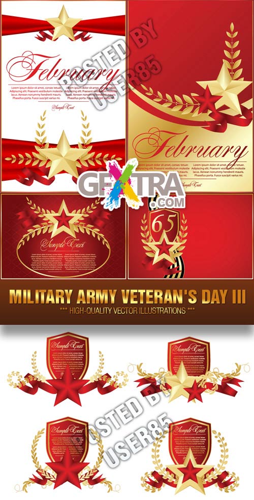 Stock Vector - Military Army Veteran\'s Day III