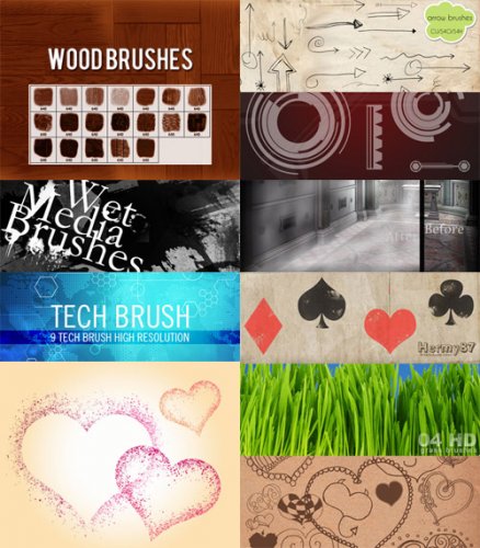 A collection of brushes for Photoshop