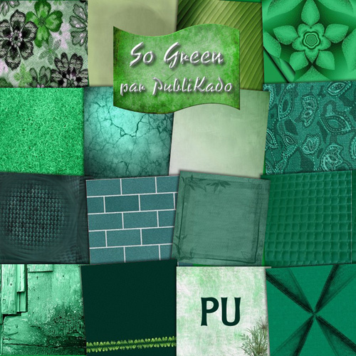 Green backgrounds to St. Patrick\'s Day