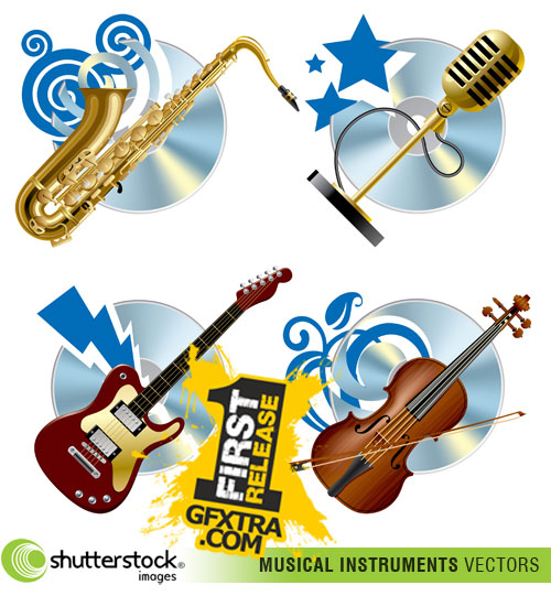 Shutterstock - Musical Intrument Icons EPS