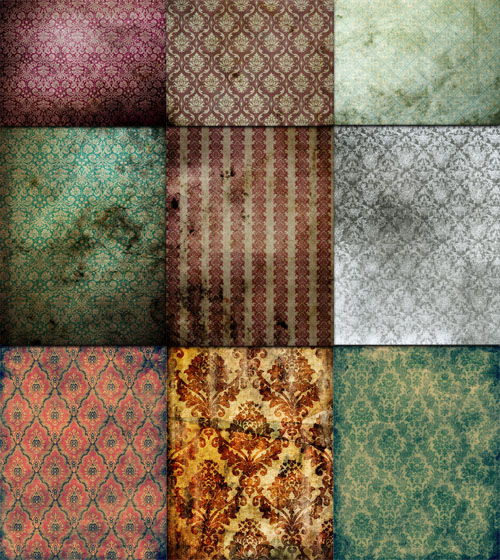 A large collection of vintage textures