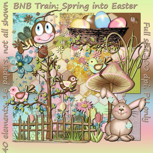 Scrap-kit - Spring into Easter