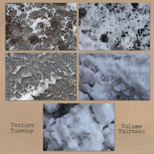 Textures - Melting snow