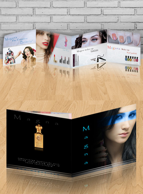 Brochure for cosmetics