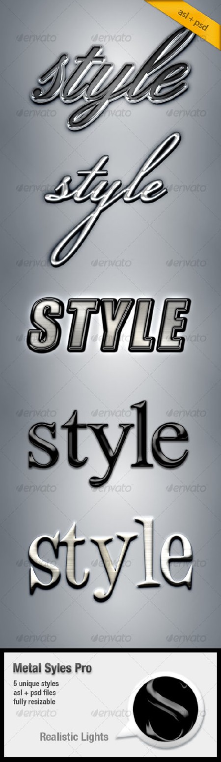 Metall styles Pro - GraphicRiver