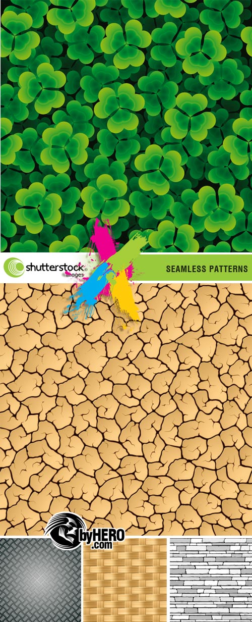 Shutterstock - 5 Seamless Patterns EPS