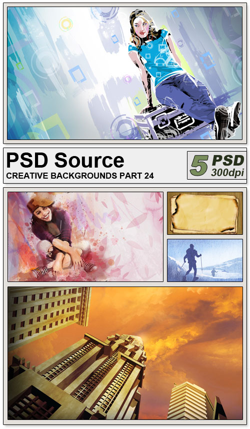 PSD Source - Creative backgrounds 24
