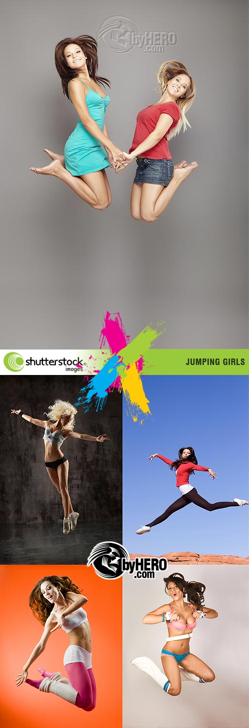 Jumping Girls 5xJPG
