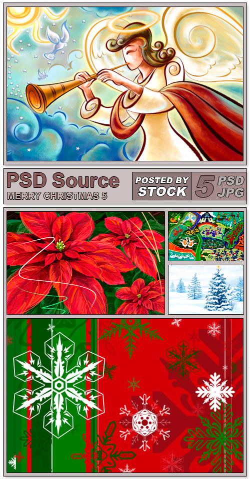 PSD Source - Merry Christmas 5