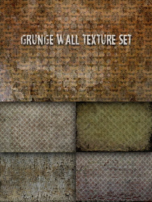 Grunge Wall Texture Set