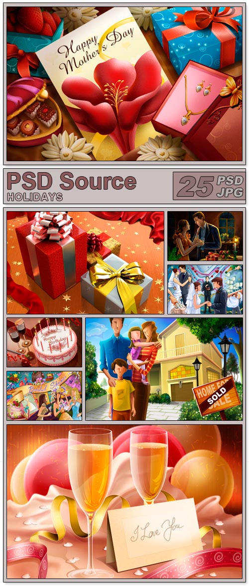 Holidays - PSD
