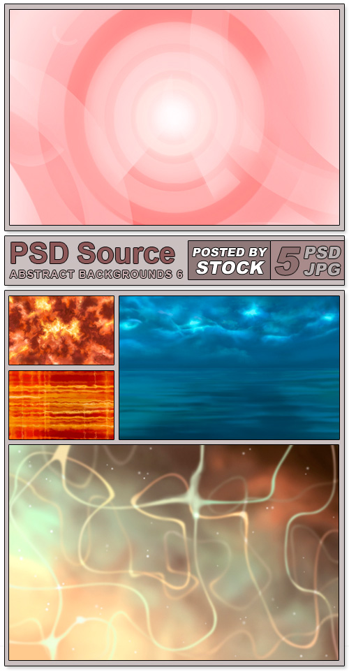 Layered PSD Files - Abstract backgrounds 6