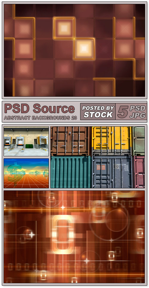 Layered PSD Files - Abstract backgrounds 23