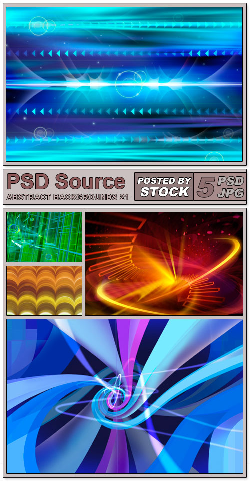 Layered PSD Files - Abstract backgrounds 21