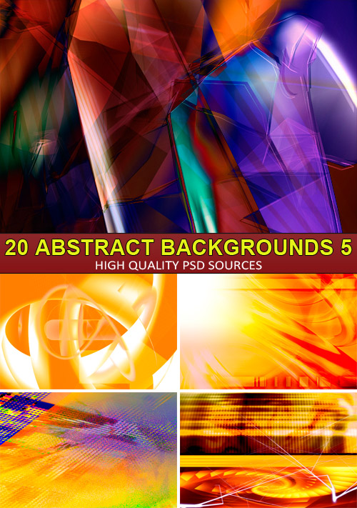PSD Sources - 20 Abstract backgrounds 5